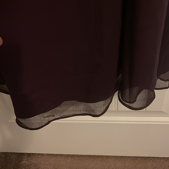 Lulus Devoted to Romance Dark‎ Purple Strapless Maxi Fairy Dress women’s size XS - Picture 4 of 9